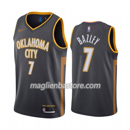 Maglia NBA Oklahoma City Thunder Darius Bazley 7 Nike 2019-20 City Edition Swingman - Uomo